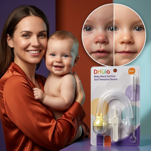 Baby Neuszuig- en Pincetset | Maak de verstopte neus van je baby direct en veilig vrij
