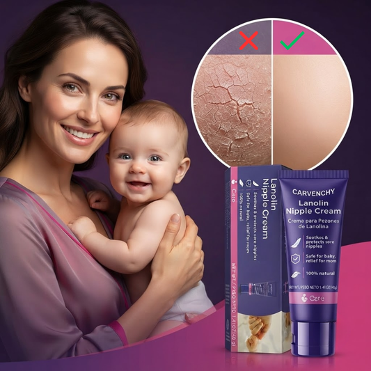 Lanoline Tepelcrème | Geneest direct pijnlijke, gesprongen huid voor pijnloos voeden