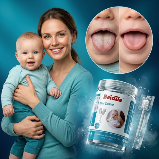 Mondverzorgingsapparaat | Zorg in slechts enkele seconden voor de perfecte mondhygiëne van je baby