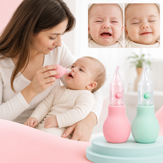Siliconen Baby Neusaspirator | Congestie Snel Verhelpen — Werkt in Minuten